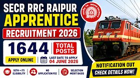 SECR RRC Raipur Apprentice Recruitment 2026: 1644 Posts Apply Online, Notification Out
