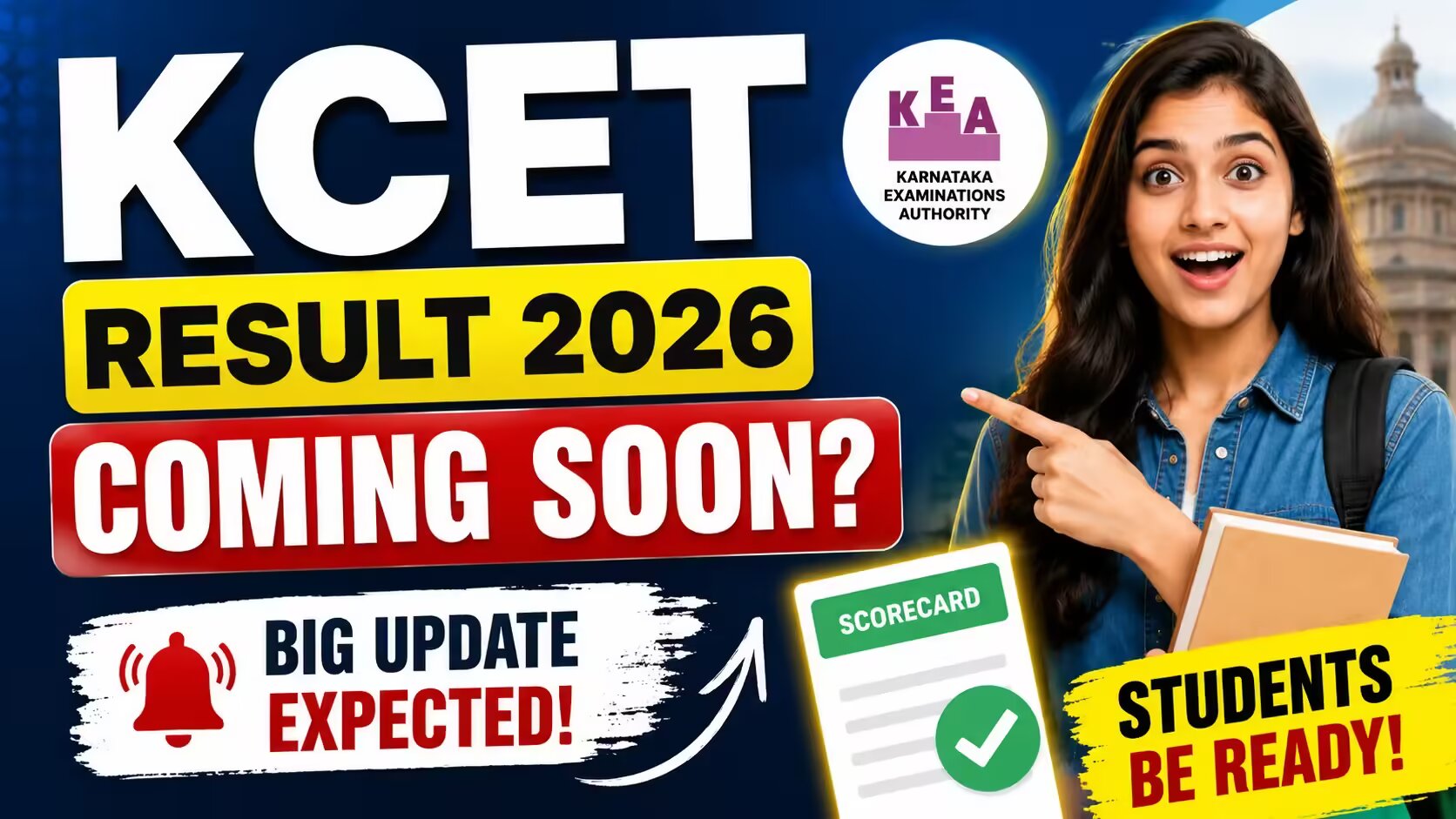 KCET Result 2026 Soon? KEA Set to Release UGCET Scorecard, Students Waiting for Big Update KCET Result 2026 Soon? KEA Set to Release UGCET Scorecard, Students Waiting for Big Update